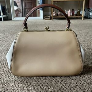 Coach Frame Bag Limited Edition in Taupe Colorblock